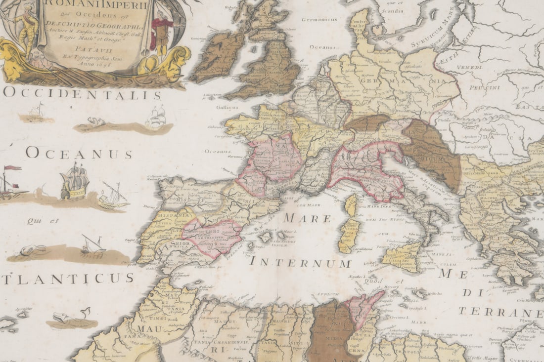 19TH C ROMAN EMPIRE MAP - 2