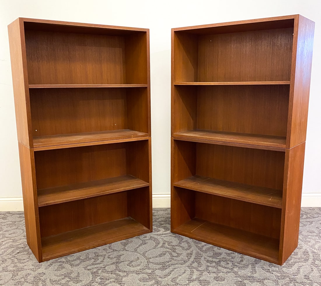 HANS WEGNER FOR JOHANNES HANSEN TEAK BOOKCASES (1 of 9)