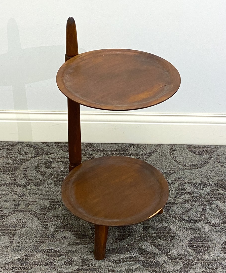 EDMUND JORGENSEN DANISH TEAK PLANT STAND C. 1960S (1 of 11)