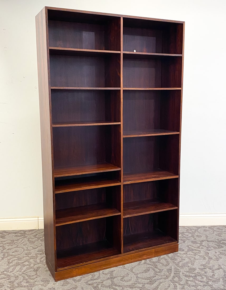 ATTR. OMANN JUN DANISH ROSEWOOD BOOKCASE C. 1960S (1 of 12)
