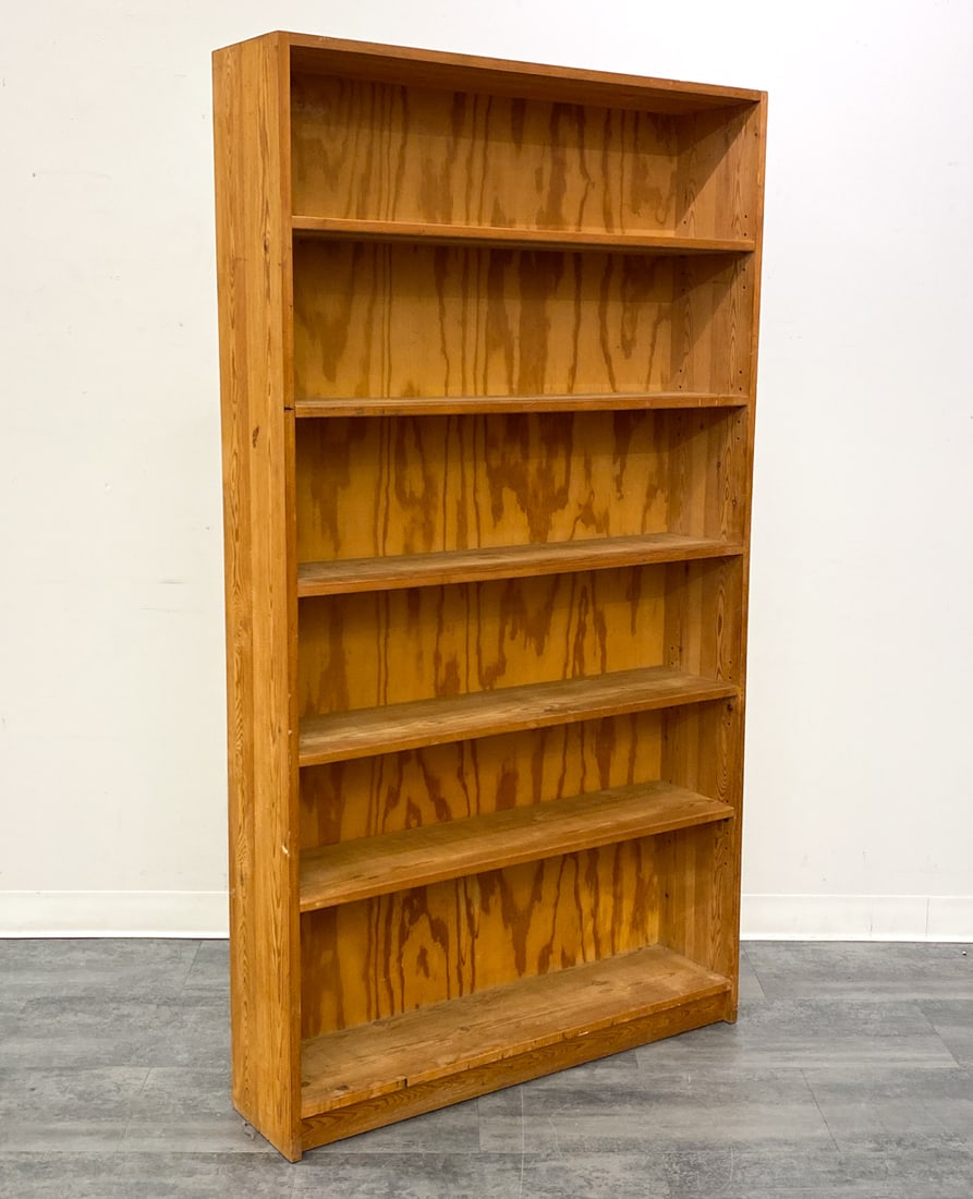 SWEDISH PINE BOOKCASE C. 1960S (1 of 8)