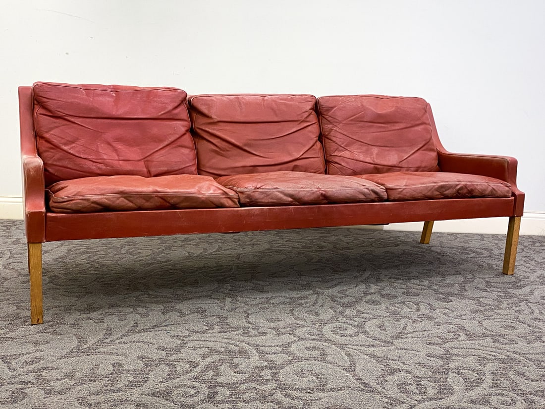 GEORG THAMS DANISH LEATHER SOFA C. 1970S (1 of 12)