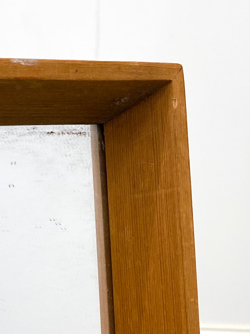 SCANDINAVIAN PINE WALL MIRROR - 2