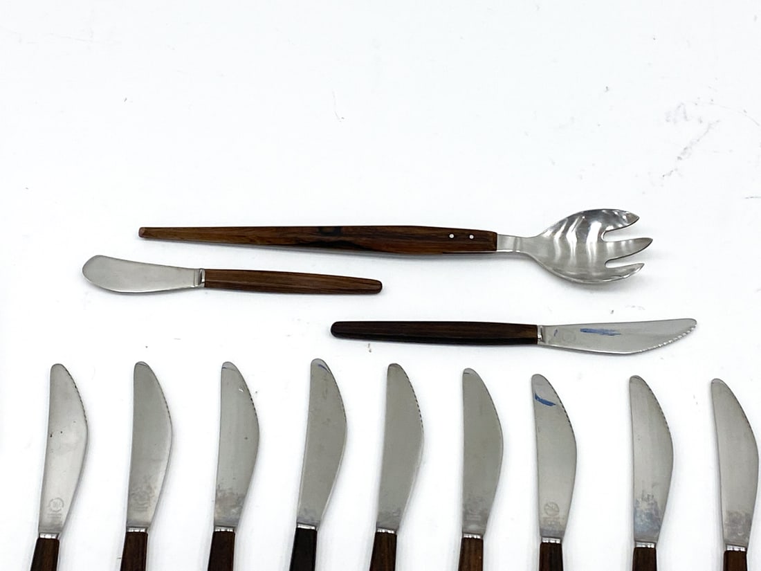 ECKHOFF DANISH FLATWARE GROUPING - 10
