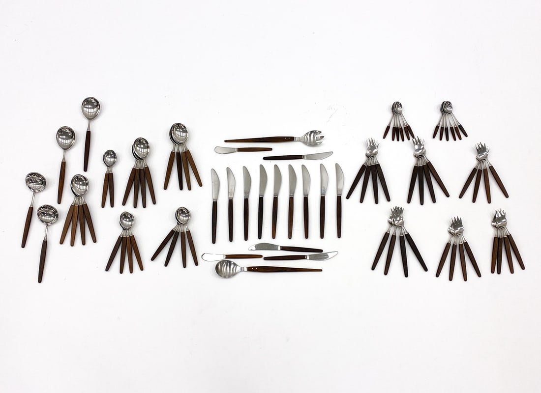ECKHOFF DANISH FLATWARE GROUPING - 2