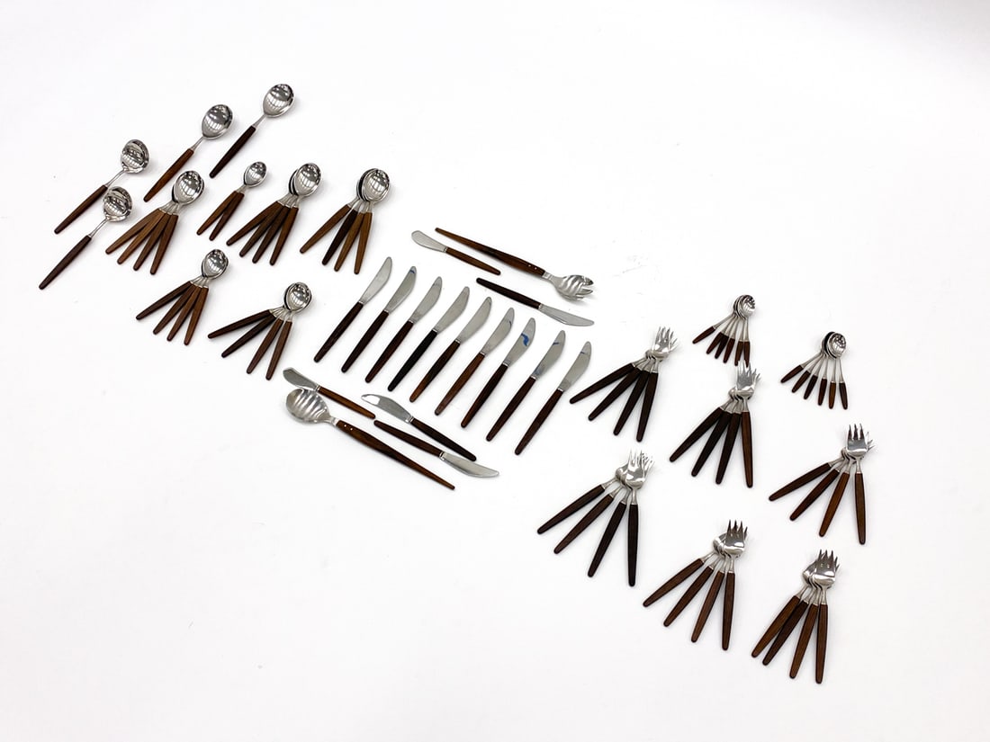 ECKHOFF DANISH FLATWARE GROUPING - 3