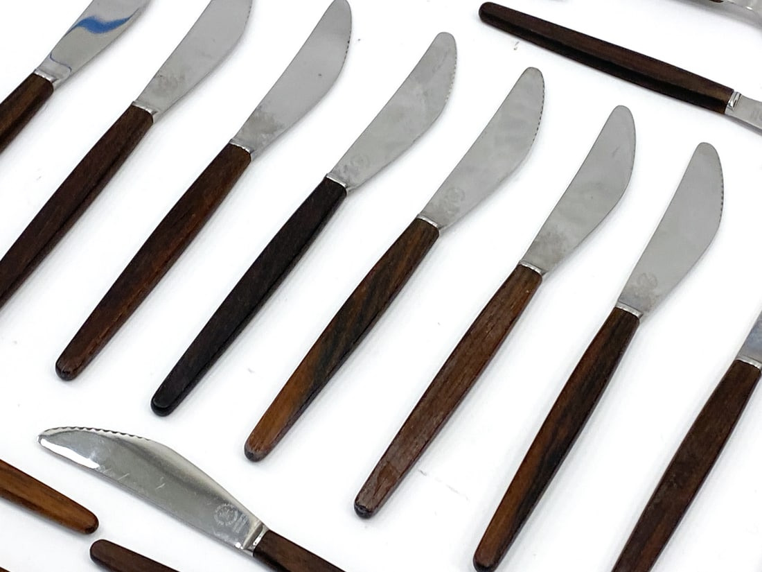 ECKHOFF DANISH FLATWARE GROUPING - 6