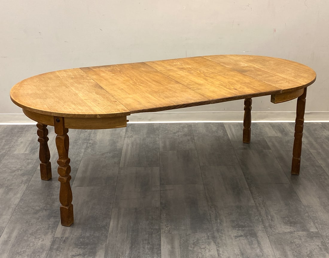 STYLE OF KJAERNULF DANISH OAK DINING TABLE 1970S (1 of 13)