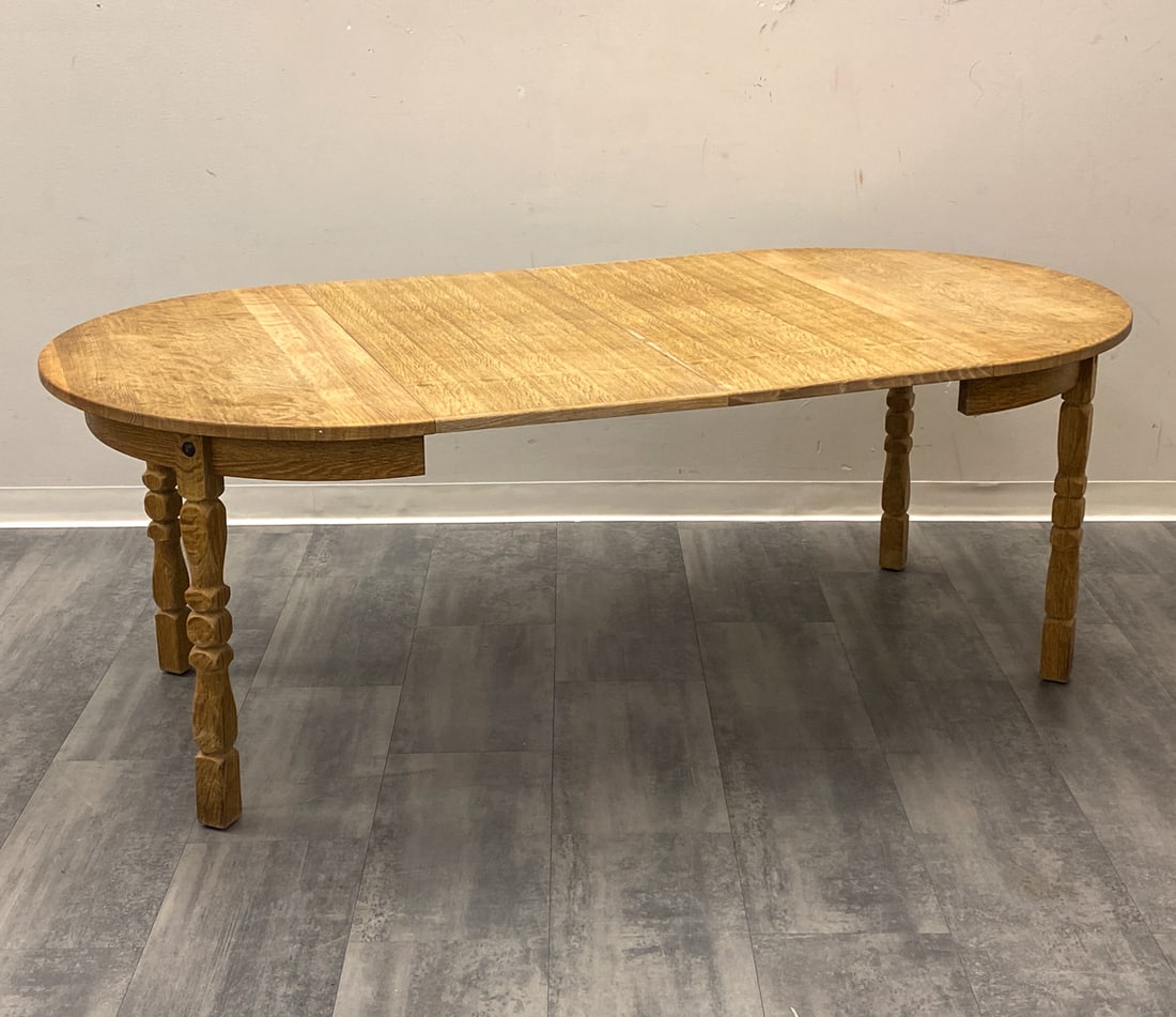 STYLE OF KJAERNULF DANISH OAK DINING TABLE 1970S (1 of 13)