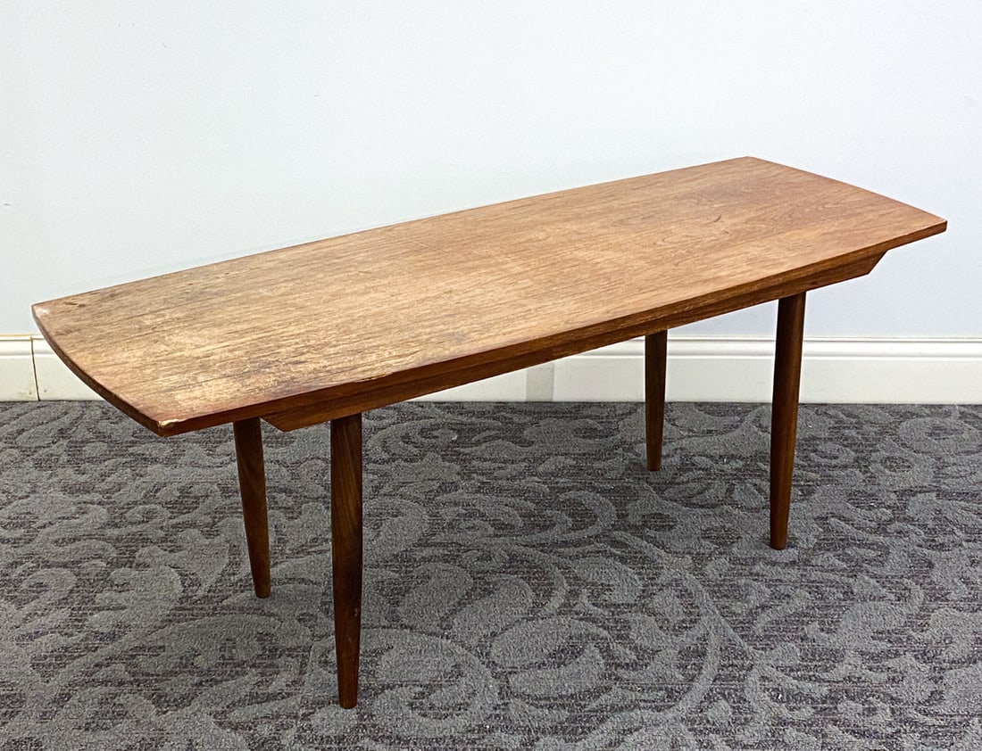 WEGNER STYLE DANISH TEAK COFFEE TABLE C. 1960S (1 of 9)