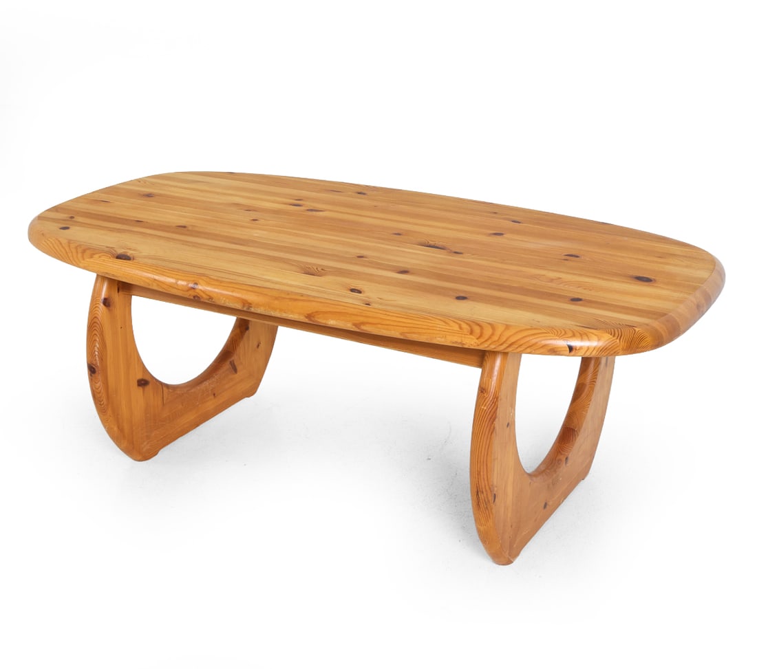 DAUMILLER STYLE DANISH PINE COFFEE TABLE C. 1970S (1 of 14)