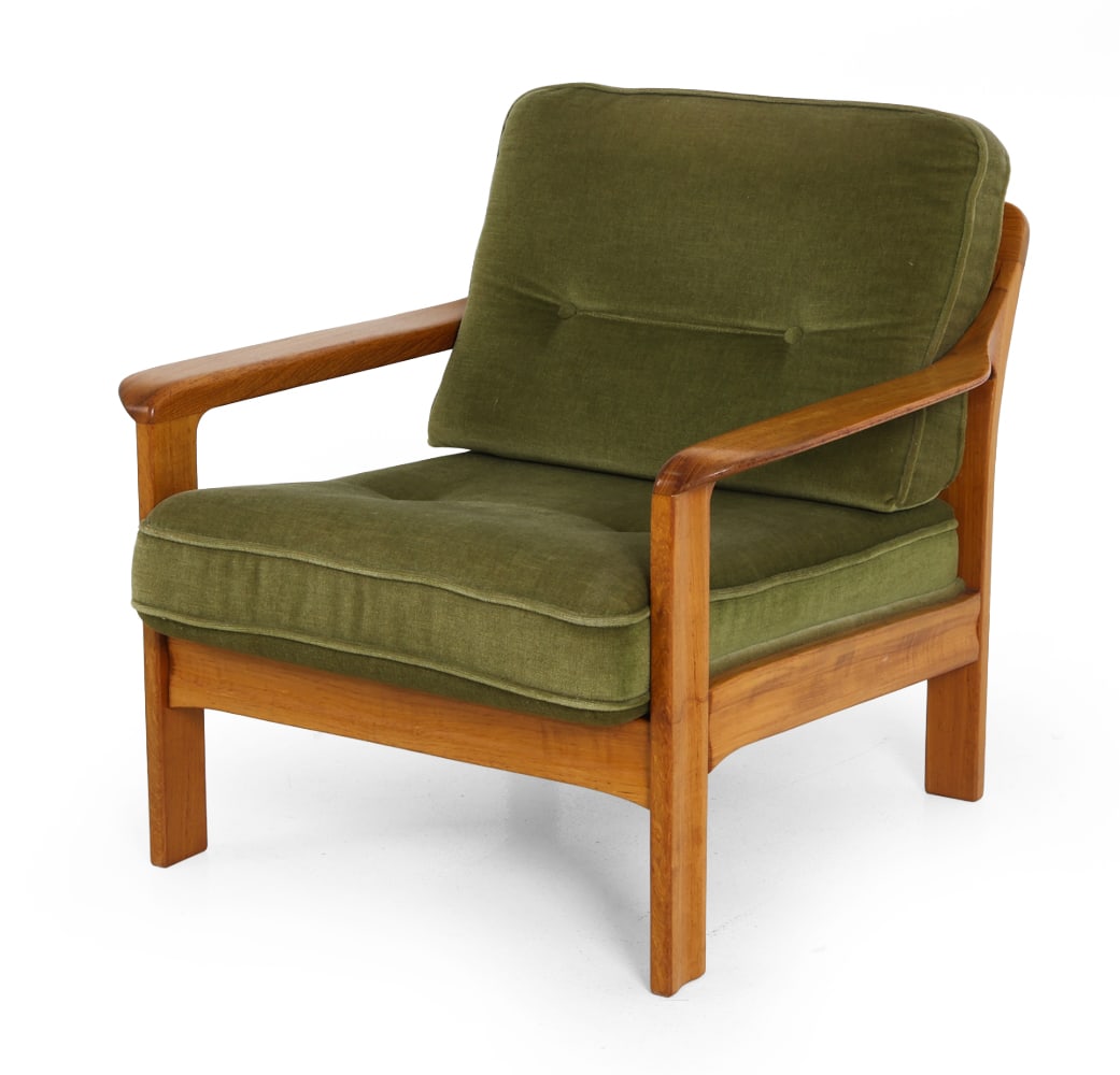 OHLSSON STYLE SWEDISH TEAK LOUNGE CHAIR C. 1960S (1 of 16)