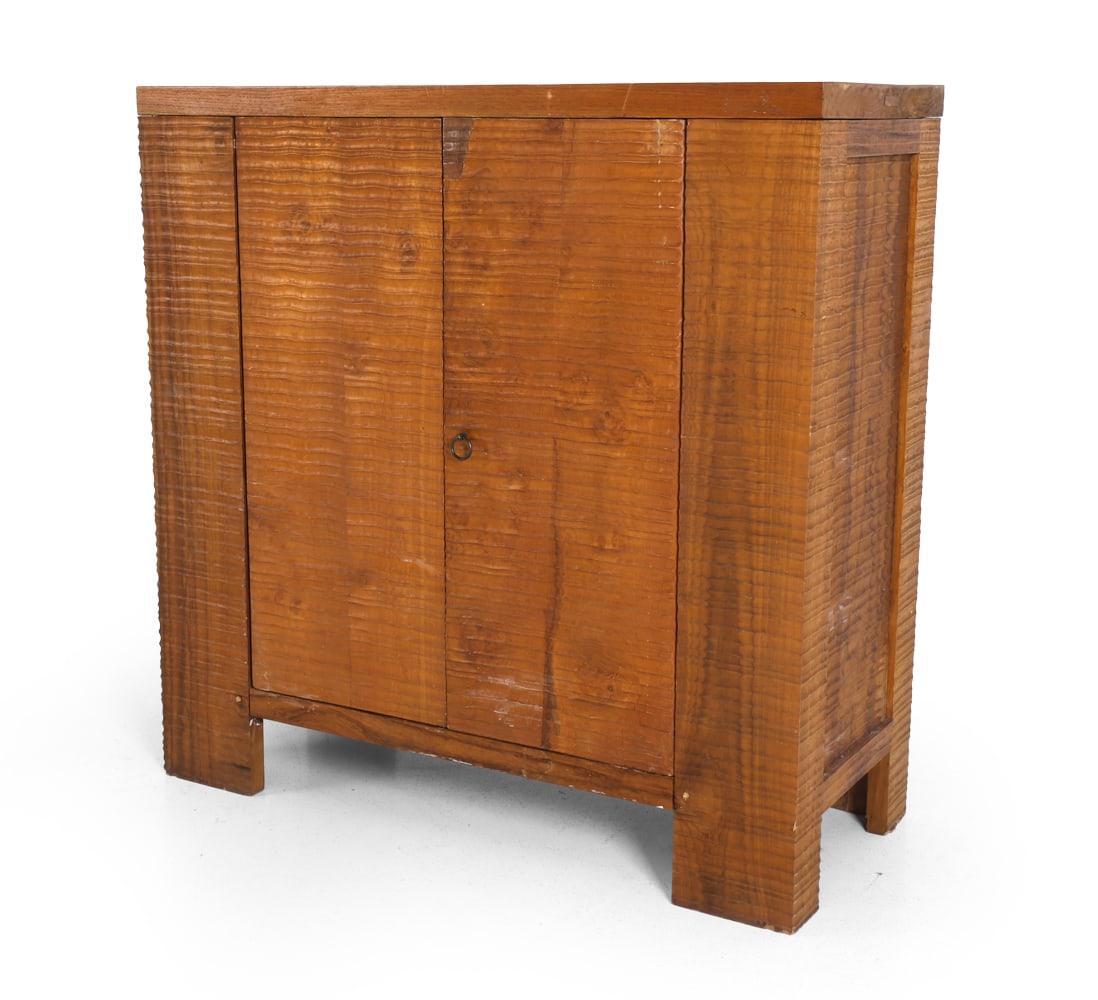 SCANDINAVIAN CRAFT MADE CARVED CABINET (1 of 19)