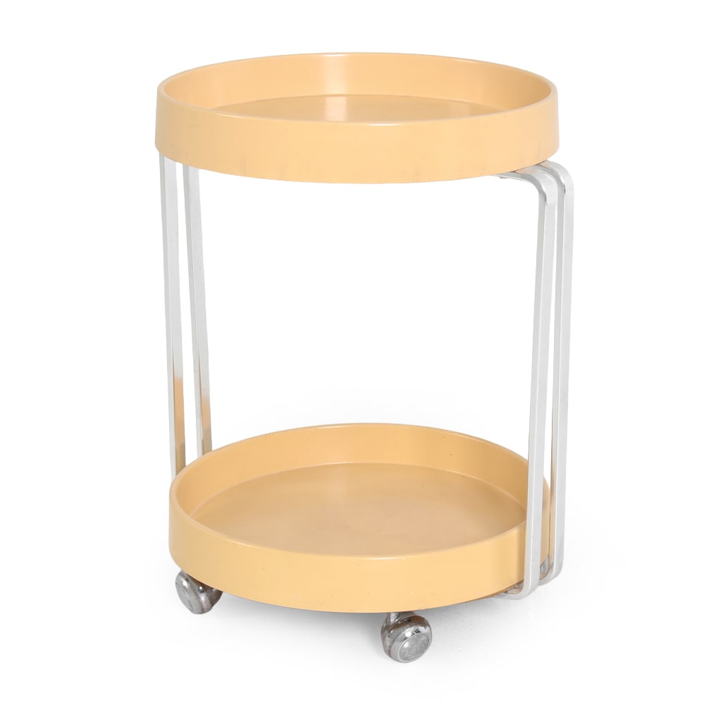 DAL VERA STYLE SPACE AGE ROLLING CART C. 1970S (1 of 11)