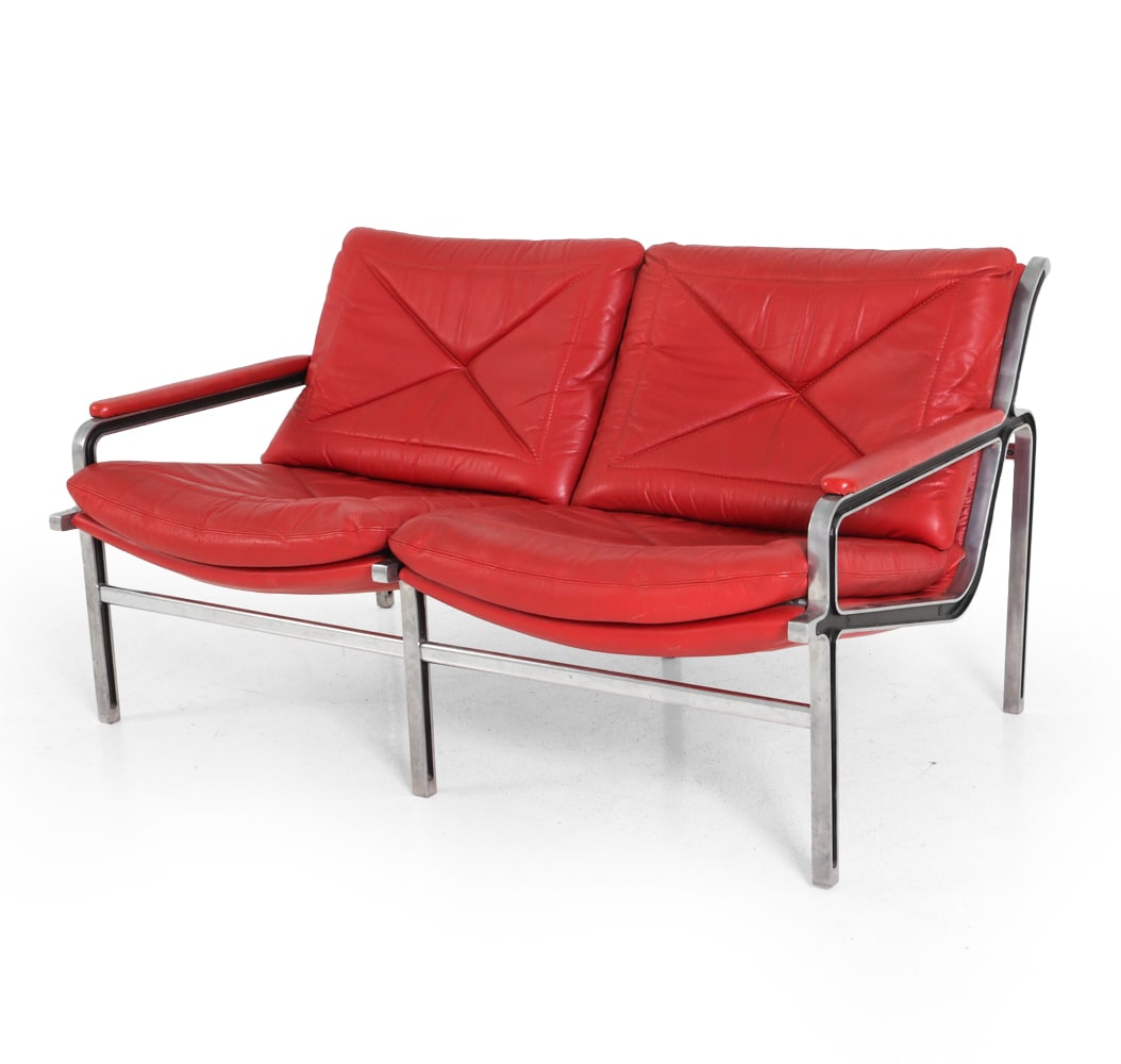 ANDRE VANDENBEUCK FOR STRASSLE "ALULINE" LOVESEAT (1 of 18)