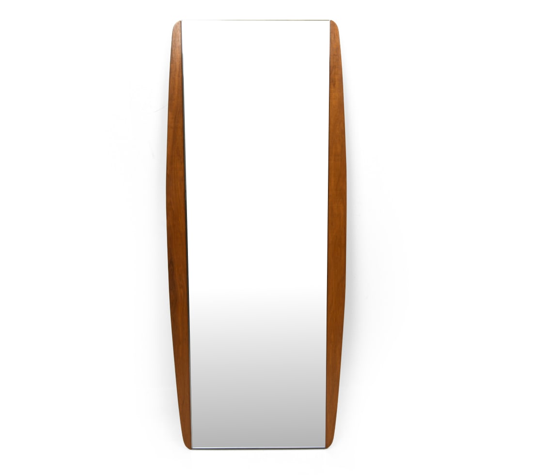 SCANDINAVIAN TEAK WALL MIRROR C. 1960S (1 of 6)