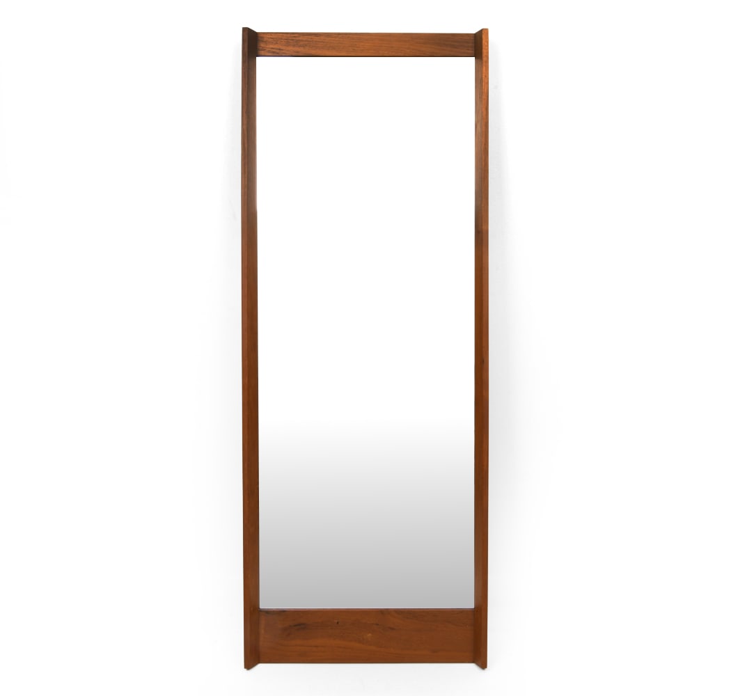 SILKEBORG DANISH TEAK MIRROR C. 1960S (1 of 7)