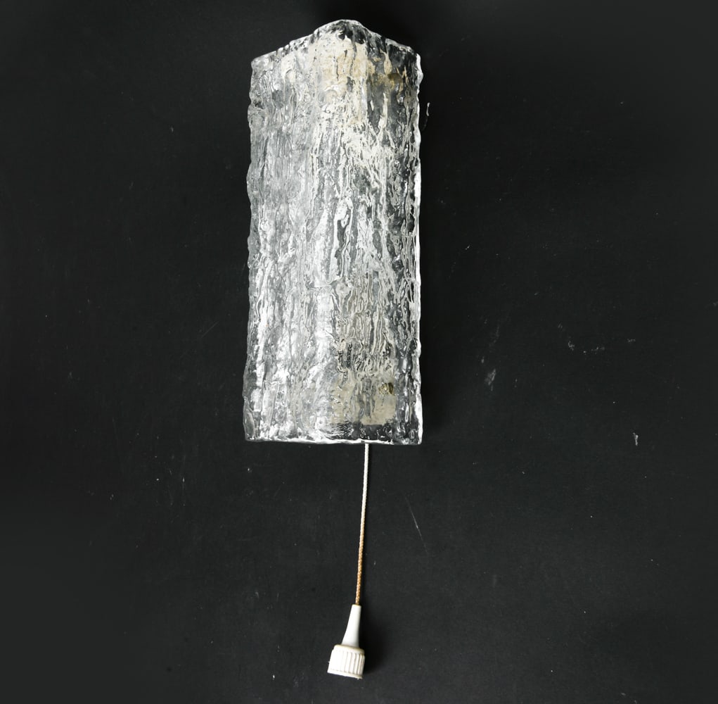 KAISER LEUCHTEN GERMAN ICE GLASS WALL SCONCE (1 of 13)