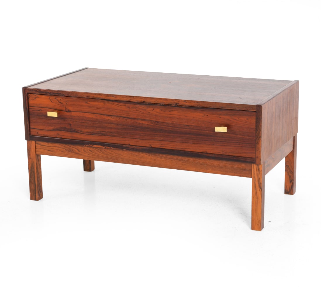 AB NYBROFABRIKEN ROSEWOOD LOW CHEST 1960S (1 of 17)