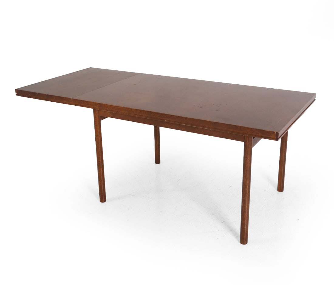 SCANDINAVIAN OAK EXTENDING DINING TABLE C. 1970S (1 of 17)