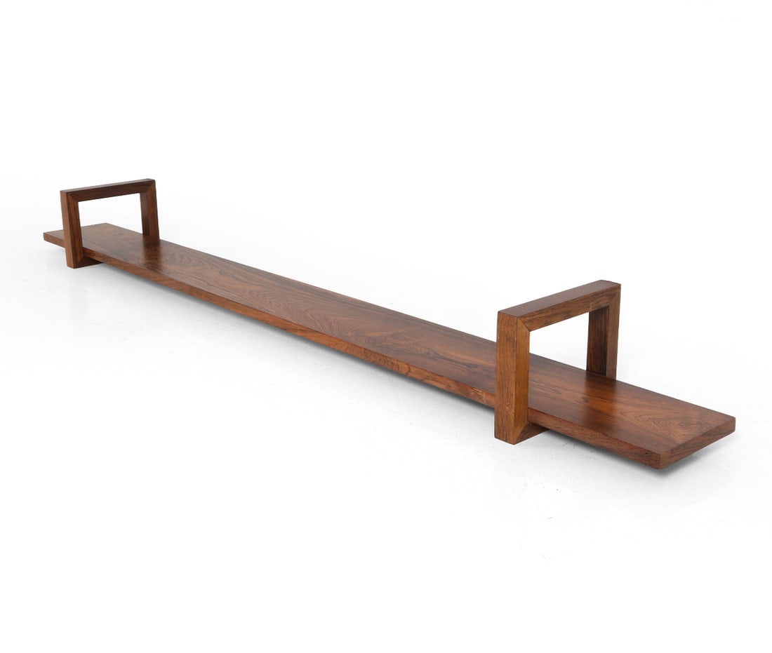 SCANDINAVIAN ROSEWOOD FLOATING WALL SHELF (1 of 12)
