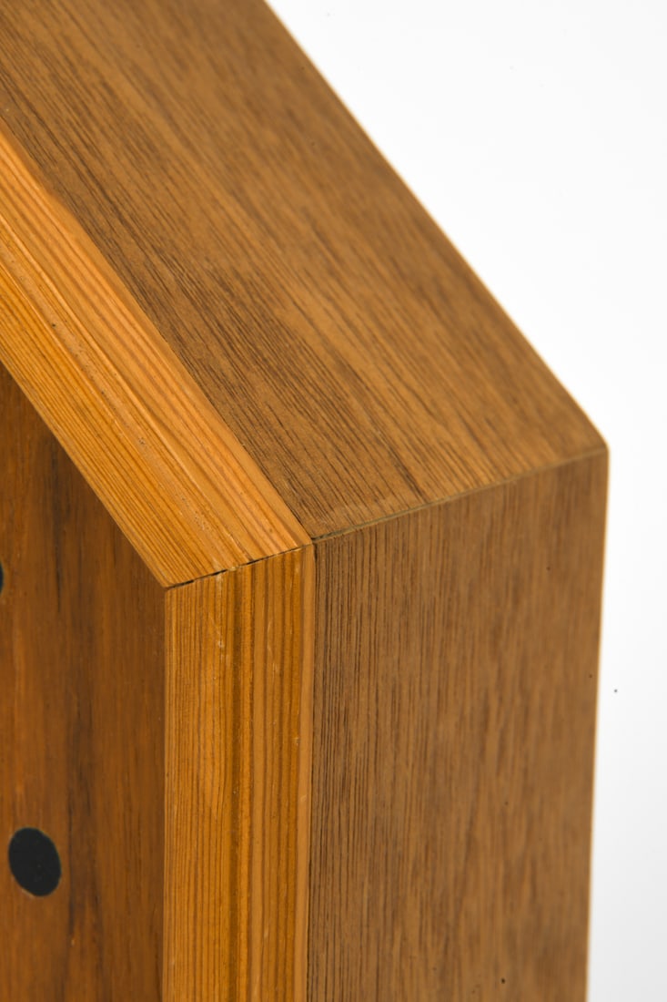 SCANDINAVIAN TEAK WALL CLOCK - 6