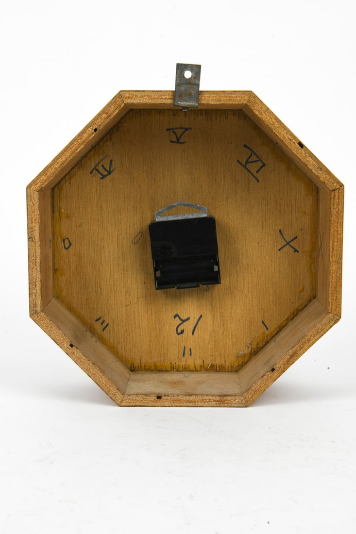 SCANDINAVIAN TEAK WALL CLOCK - 7