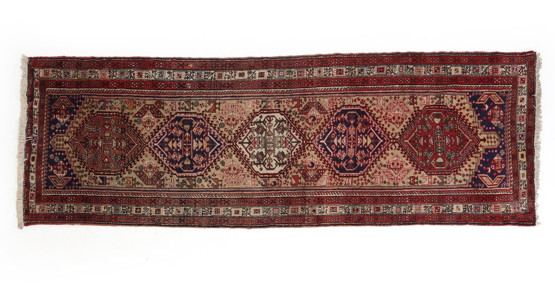 VINTAGE PERSIAN SARAB WOOL RUNNER RUG (1 of 13)