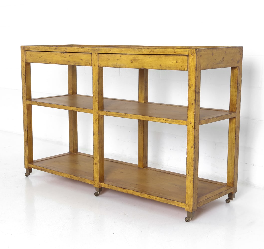 FRENCH PINE CONSOLE TABLE - 2