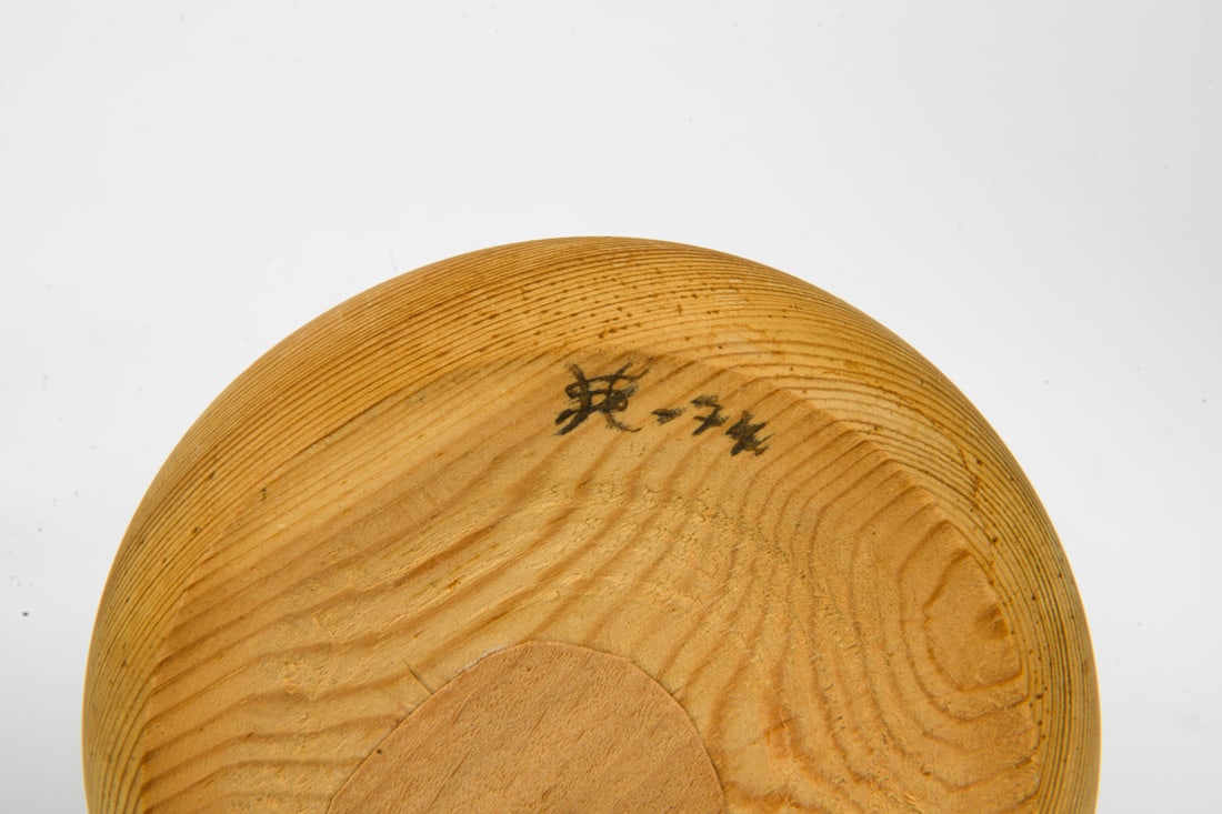 SWEDISH PINE CANDLESTICK FORM TABLE LAMP C. 1970S - 12