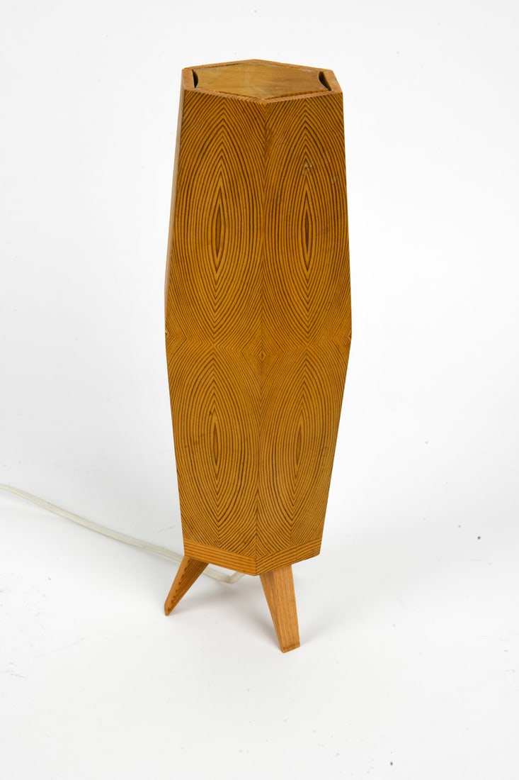 SWEDISH PINE TABLE LAMP C. 1970S - 5