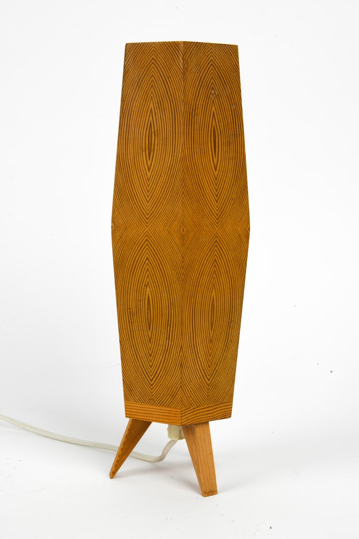 SWEDISH PINE TABLE LAMP C. 1970S - 6