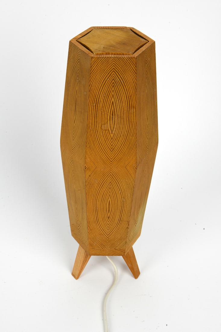 SWEDISH PINE TABLE LAMP C. 1970S - 8