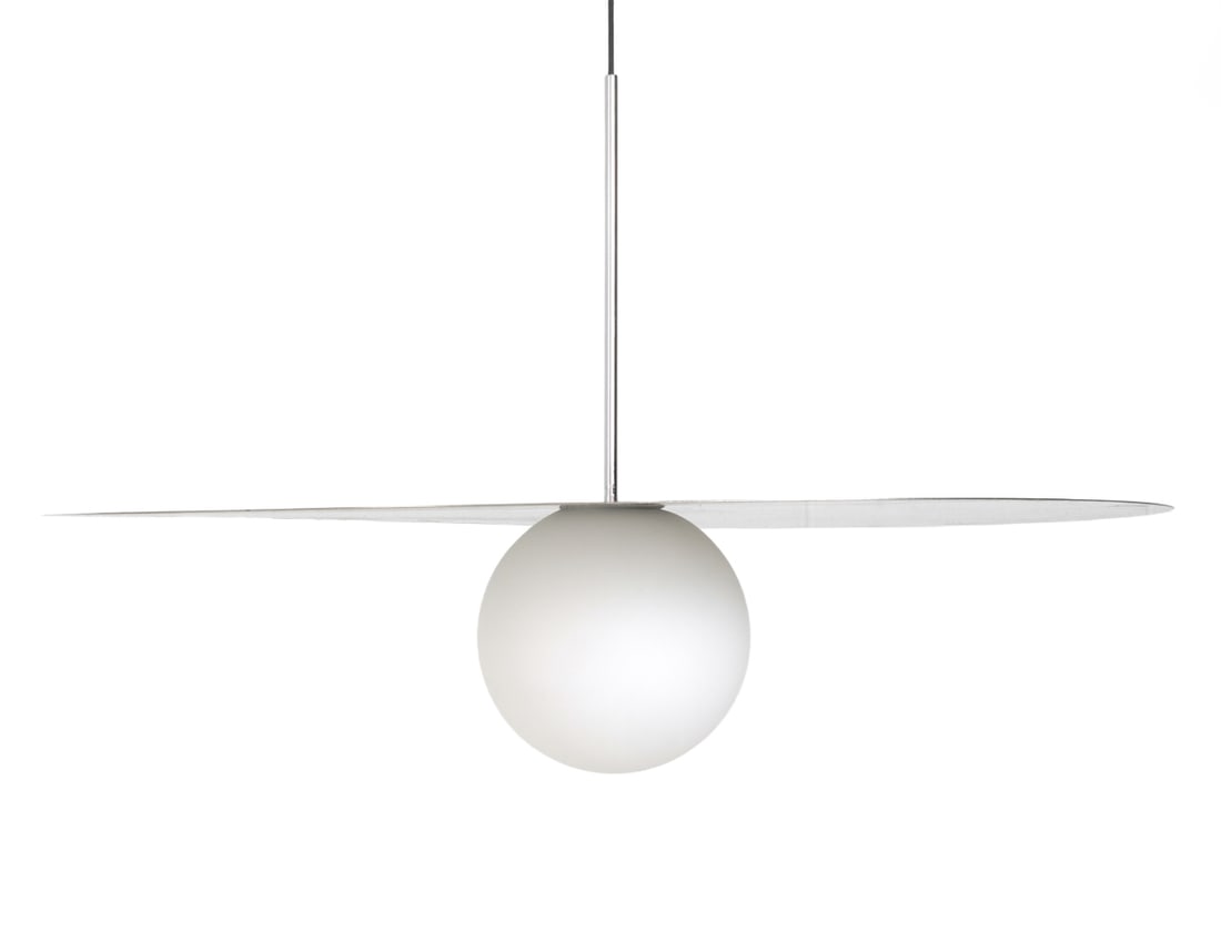 PABLO CHROME FINISH CEILING LIGHT - 2