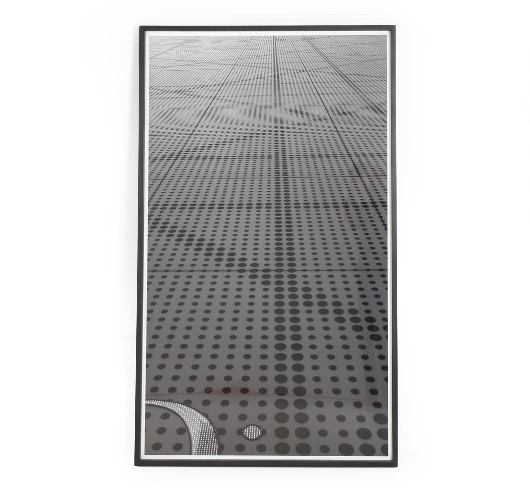 BRAD ROMAN PHOTO CHRISTIAN DIOR FACADE TOKYO: Edition 1 of 1. Dimensions: Frame H 62" x W 31.75". Condition: Not examined out of frame. Wear consistent with age.