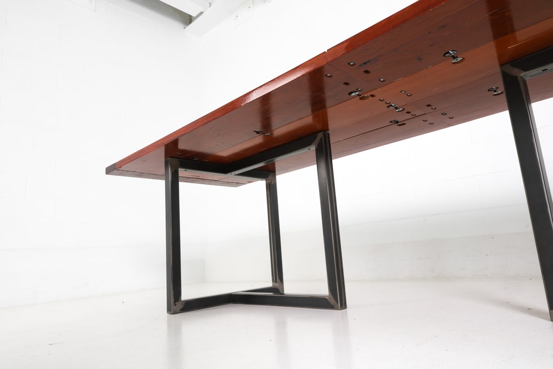 MAHOGANY DINING TABLE - 14