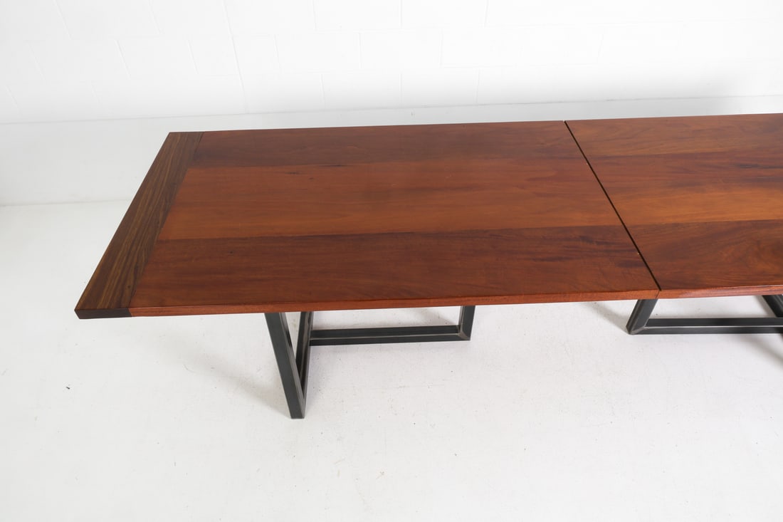 MAHOGANY DINING TABLE - 9