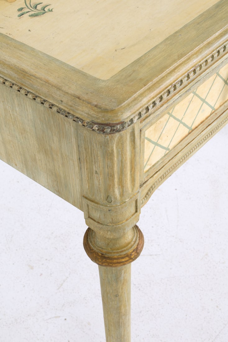 PAINT DECORATED VANITY DESK - 11