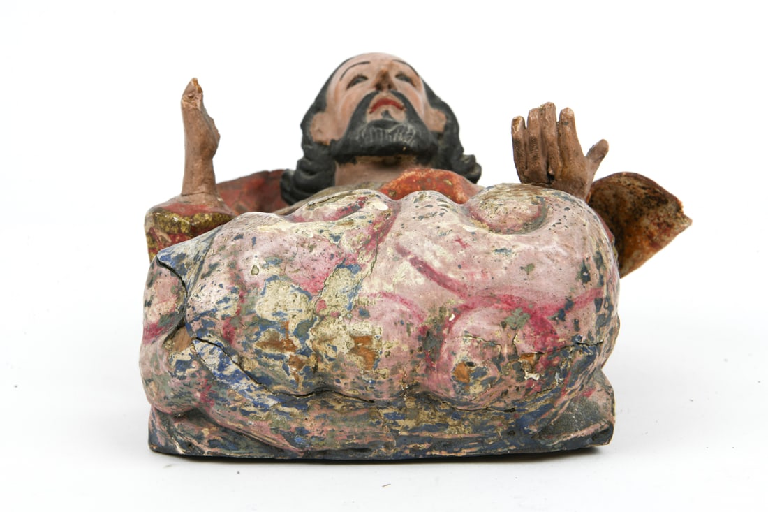 ANTIQUE SANTOS STATUE - 12