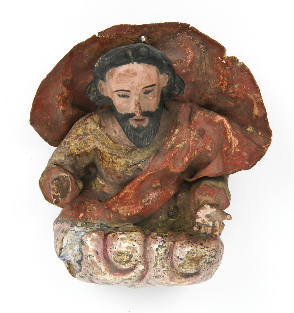 ANTIQUE SANTOS STATUE - 2