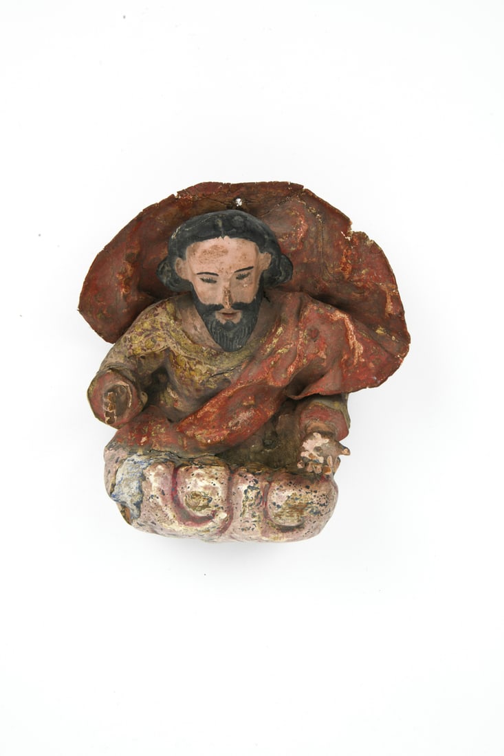ANTIQUE SANTOS STATUE - 3