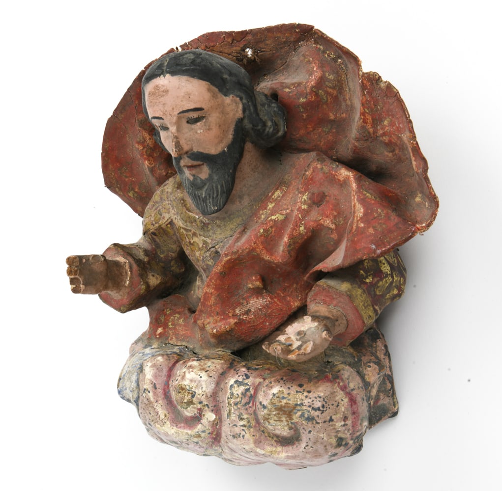 ANTIQUE SANTOS STATUE - 4