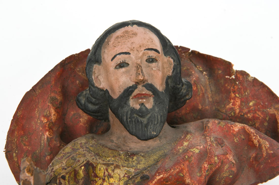 ANTIQUE SANTOS STATUE - 5