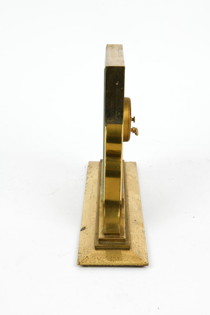 TIFFANY AND CO BRASS CLOCK - 12