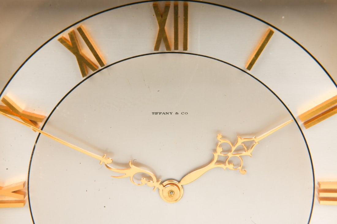TIFFANY AND CO BRASS CLOCK - 6