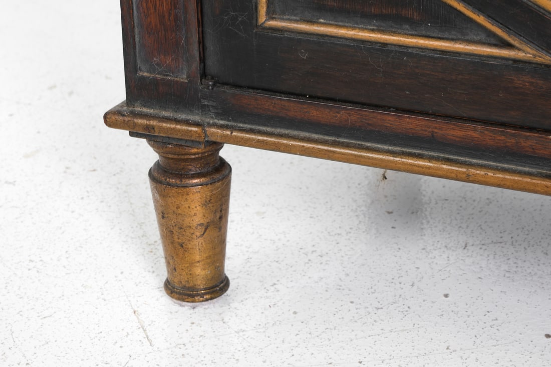 EBONIZED AND GILDED CONSOLE TABLE - 13