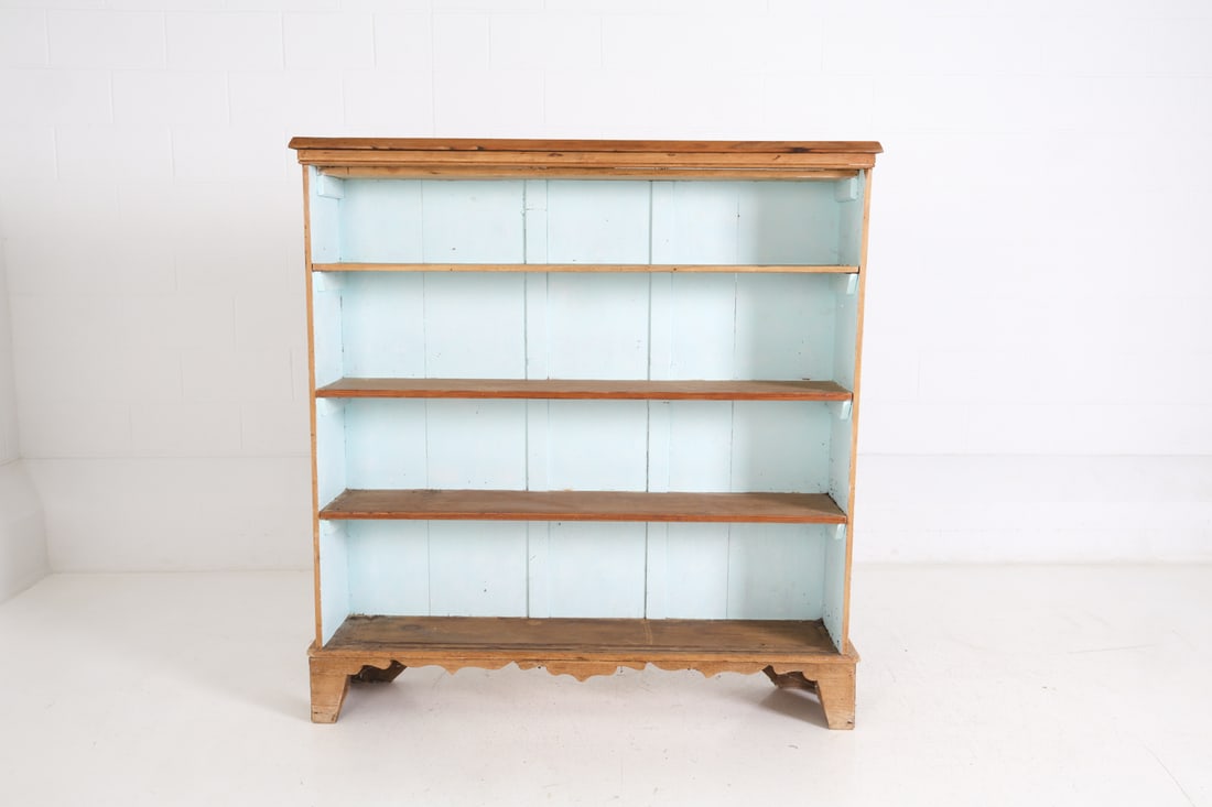 VINTAGE PINE PAINTED BOOKCASE - 3