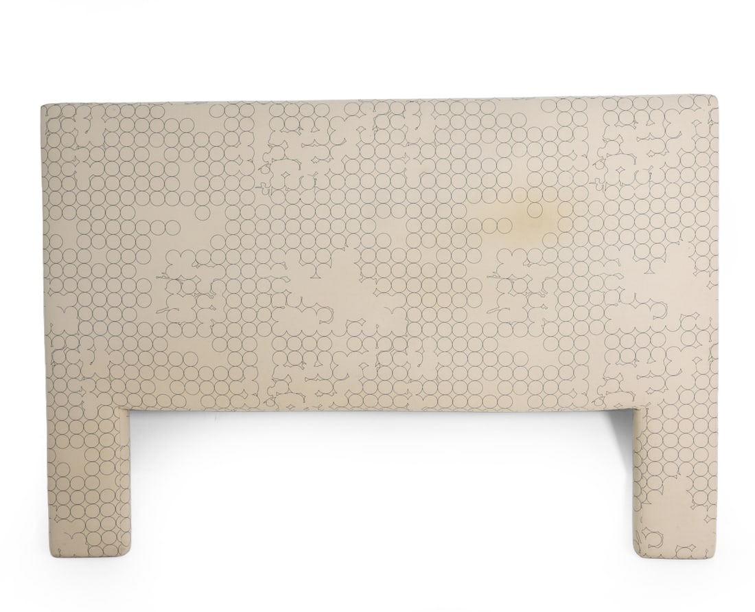 KING SIZE HEADBOARD W EAMES FABRIC (1 of 12)