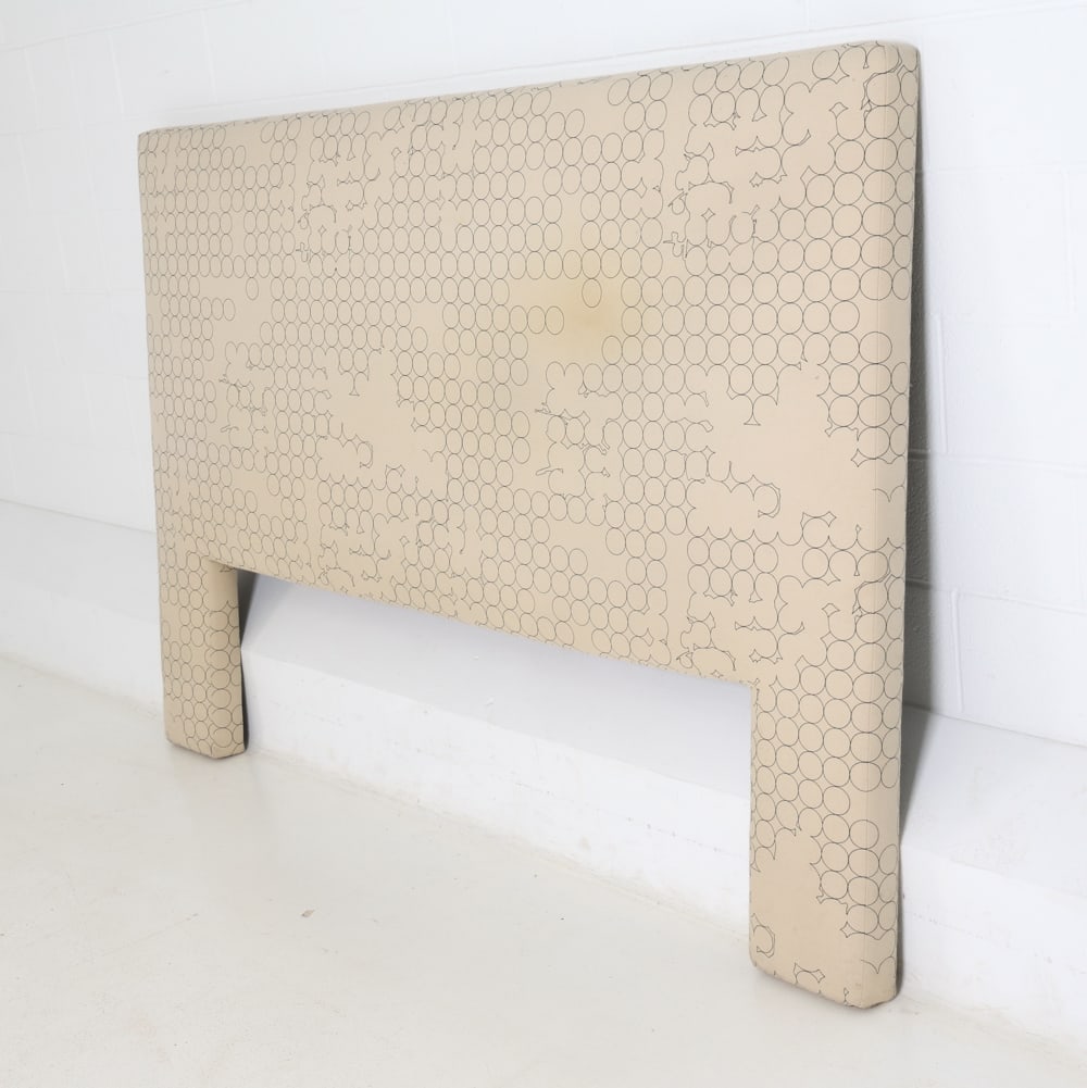 KING SIZE HEADBOARD W EAMES FABRIC - 3