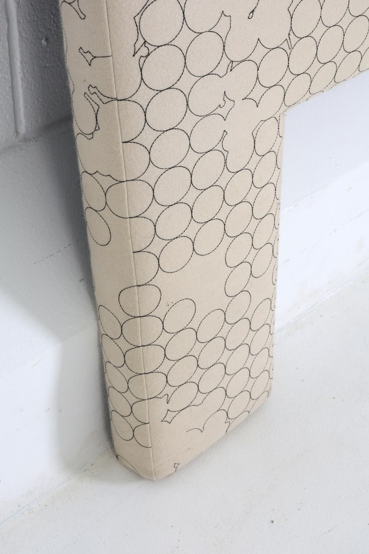 KING SIZE HEADBOARD W EAMES FABRIC - 9